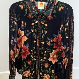 Farm Rio shirt/jacket.  Sm